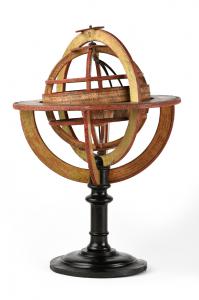 Charles-François Delamarche, sfera armillare tolemaica. Parigi, 1805-1810 circa